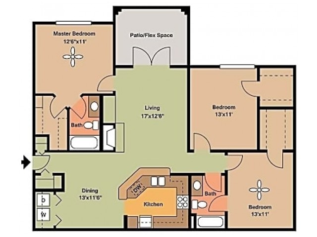 Remington at Lone Tree C1 Floorplan