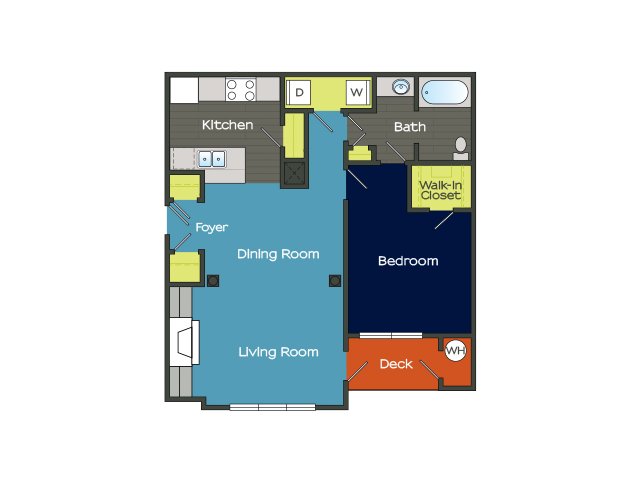 Aspire Perimeter (Closed) - One Bedroom A4