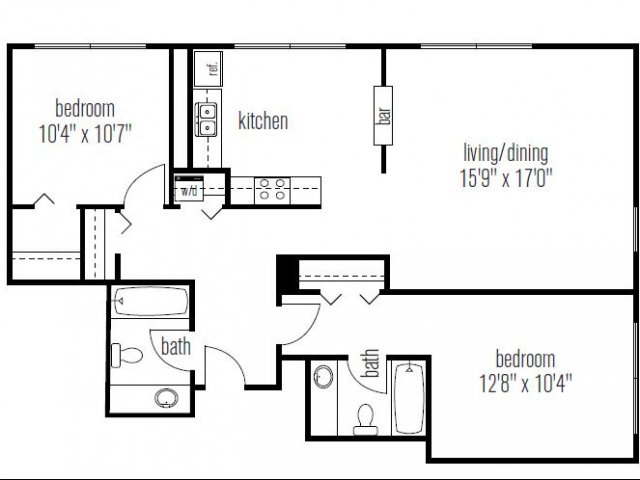 west77 (Closed) - Two Bedroom Residence 14