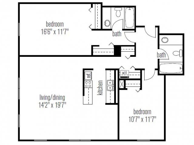west77 (Closed) - Two Bedroom Residence 1