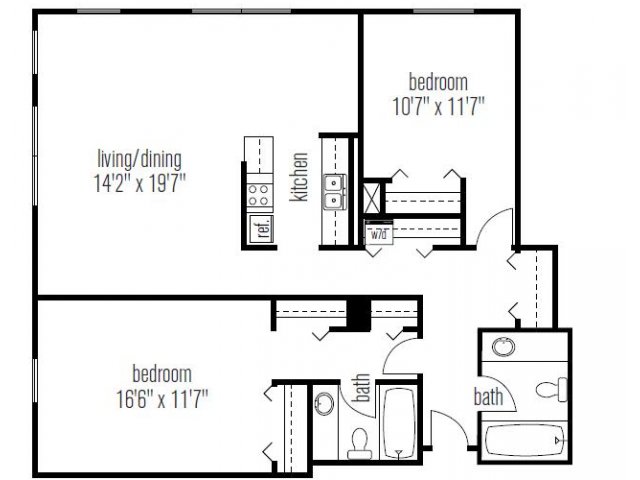 west77 (Closed) - Two Bedroom Residence 2