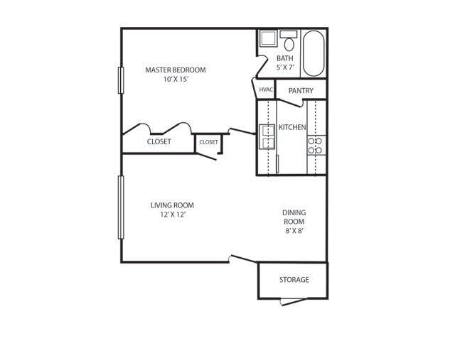 Simari Ridge Apartments (Closed) - One Bedroom