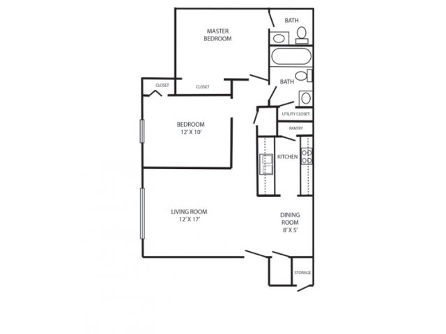 Simari Ridge Apartments (Closed) - Two Bedroom