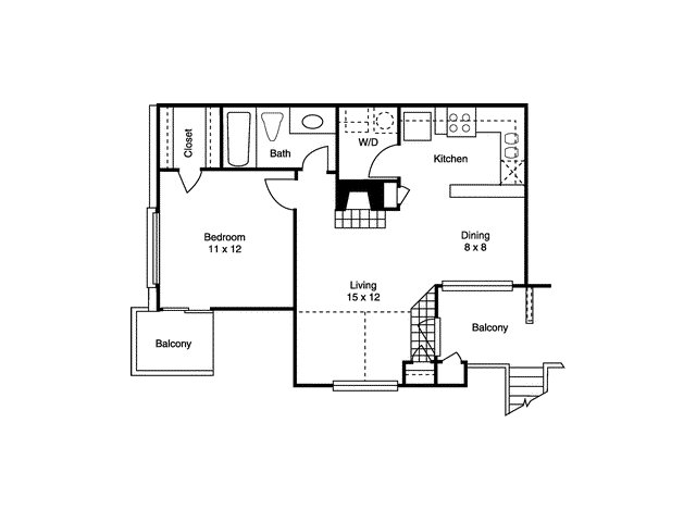 Trails of Valley Ranch (Moved to RC) - 1 Bedroom 1 Bath