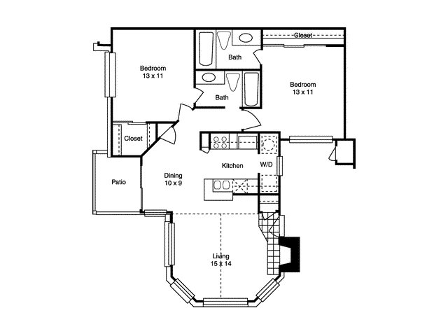 Trails of Valley Ranch (Moved to RC) - 2 Bedroom 2 Bath
