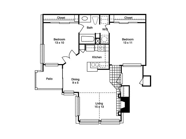 Trails of Valley Ranch (Moved to RC) - 2 Bedroom 1 Bath