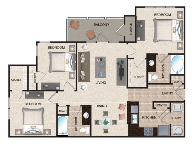 The Grove at Waterford Crossing (Moved to RC) - Cypress - 3 BR / 2 BA