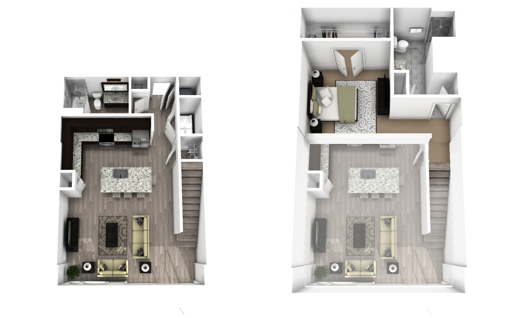 Central Station (Moved to RC) - Brute - 1 BR / 1.5 BA, Townhome