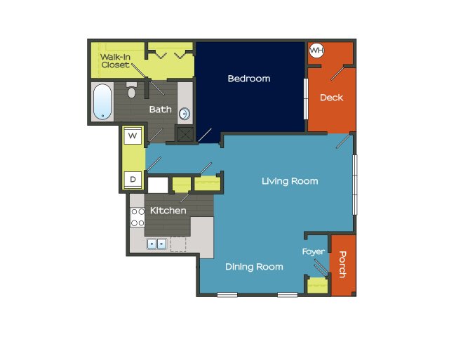 Aspire Perimeter (Closed) - One Bedroom A6