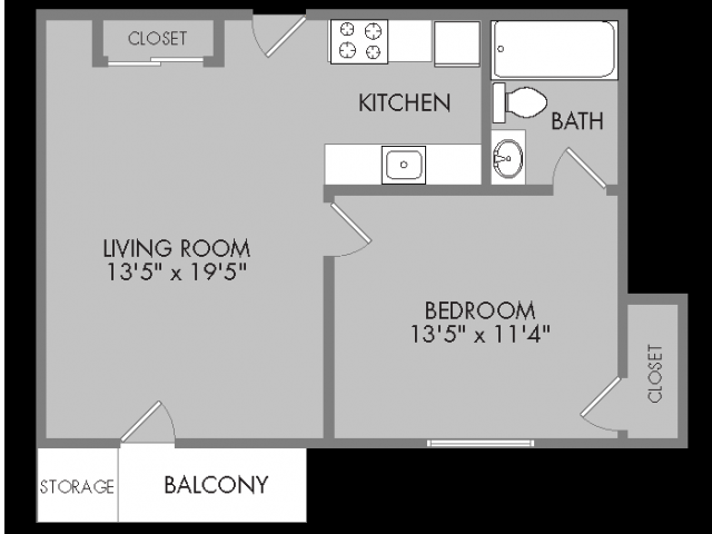 The Meadows (Closed) - One Bedroom Renovated