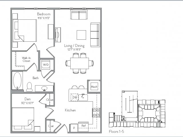 Floorplan 13 | Monument Village at College Park