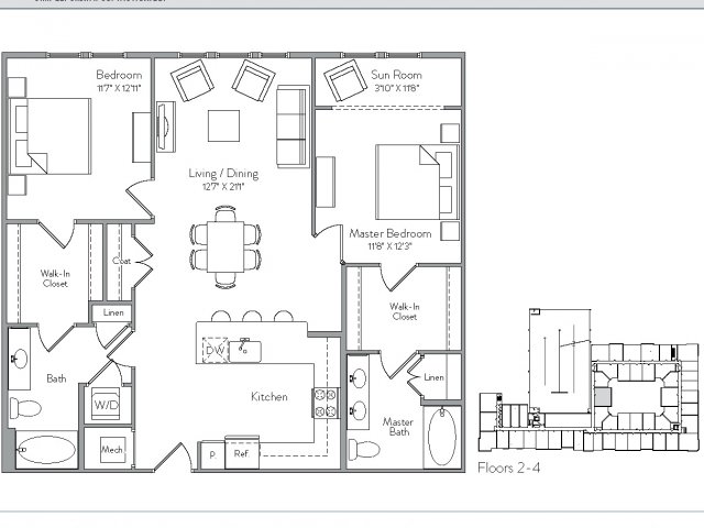 Floorplan 17 | Monument Village at College Park