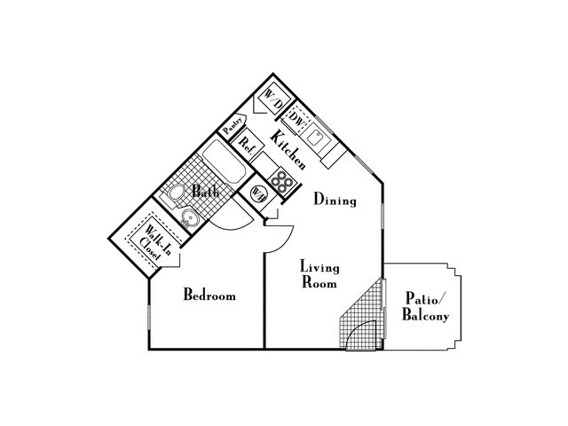 Azalea - 590 SQFT