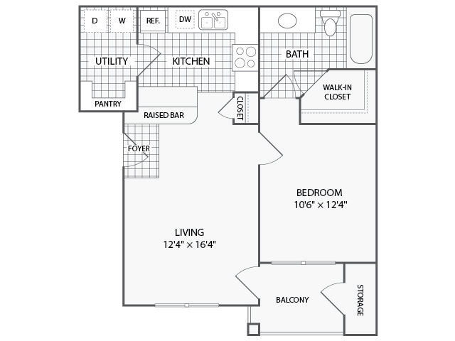 The Parkways on Prairie Creek Apartment Homes - 1BR 1BA