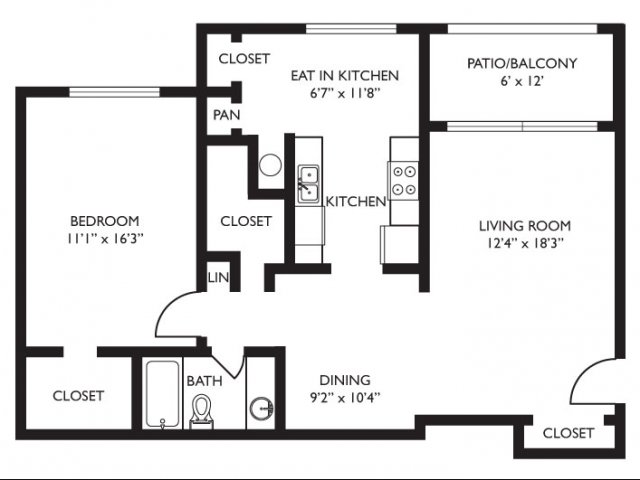 Axis 147 - One Bedroom - Renovated