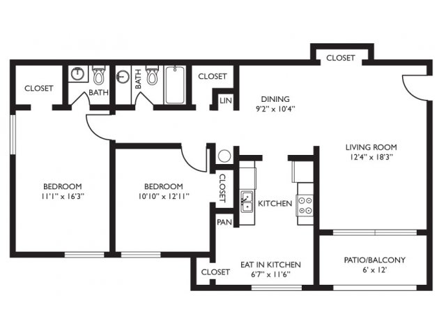 Axis 147 - Two Bedroom Custom - Renovated