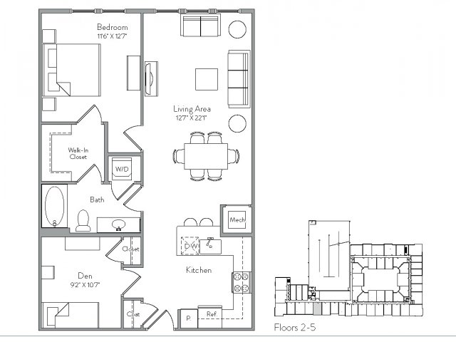 Floorplan 14 | Monument Village at College Park