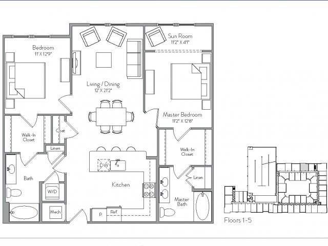 Floorplan 22 | Monument Village at College Park