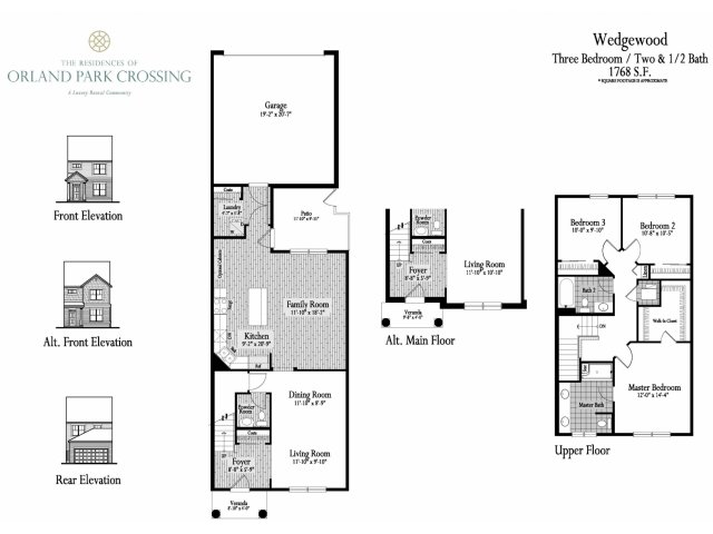 The Residences of Orland Park Crossing (Closed) - Wedgewood