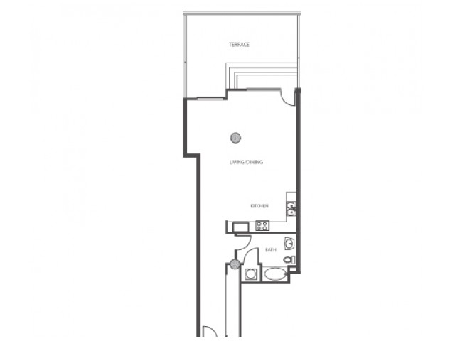 The Lofts at Mockingbird Station (Closed) - Studio