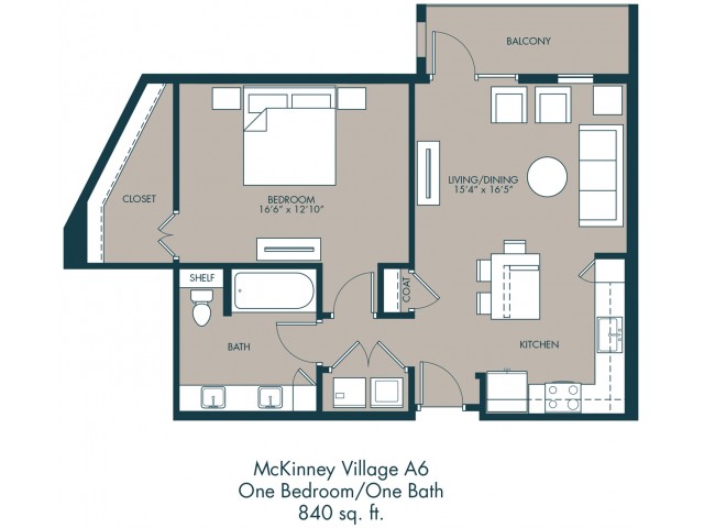 McKinney Apartments | Floor Plan 2
