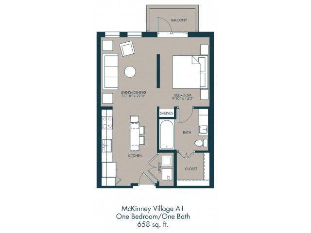 McKinney TX Apartments | Floor Plan