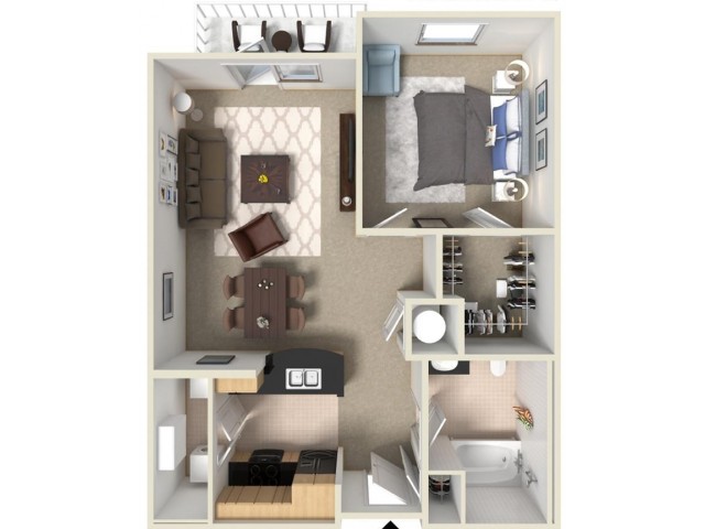 Seven Springs (Moved to RC) - Aster- 1BR/1BA