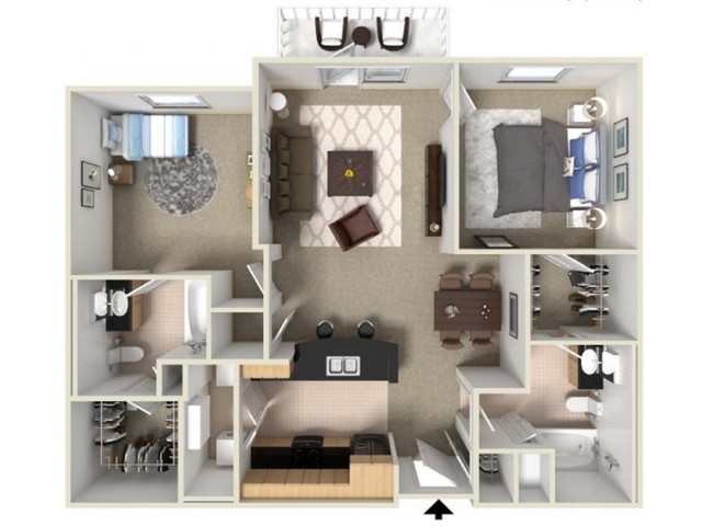 Seven Springs (Moved to RC) - Bradford- 2BR/2BA