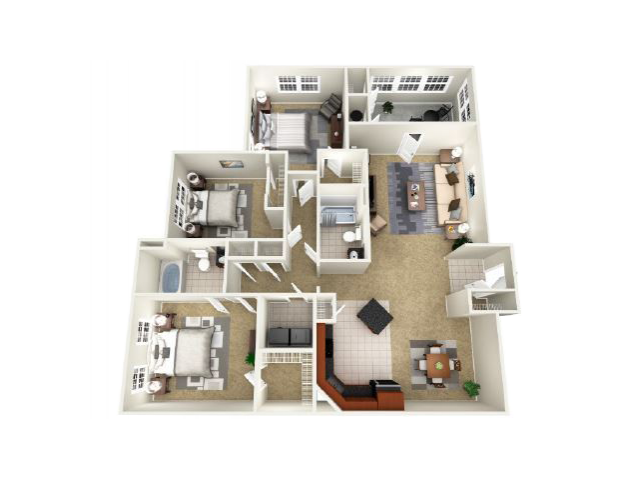 Reserve Bartram Springs (Closed) - Seoul - 3 BR / 2 BA, Sunroom