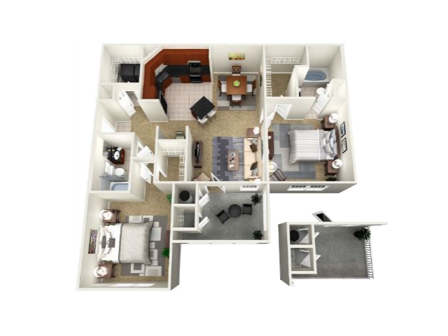 Reserve Bartram Springs (Closed) - Barcelona - 2 BR / 2 BA, Sunroom