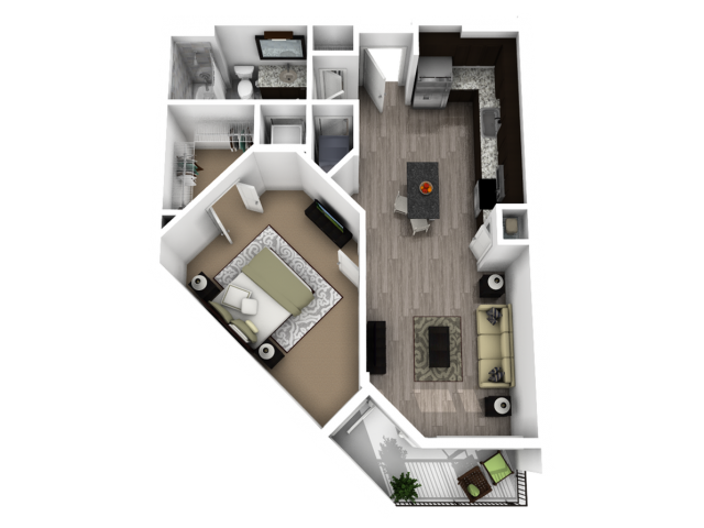 Central Station (Moved to RC) - Engineer - 1 BR / 1 BA