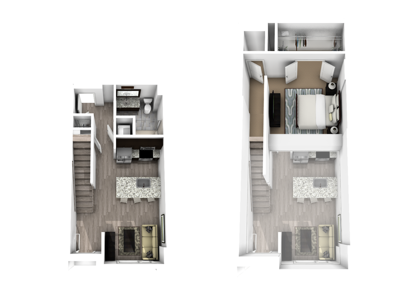 Central Station (Moved to RC) - Berkshire - 1 BR/1 BA, Townhome