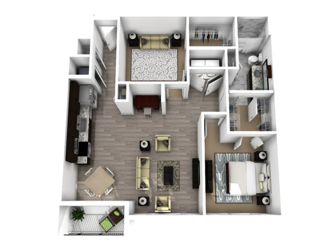 Central Station (Moved to RC) - Street Car - 1 BR / 1BA, Den