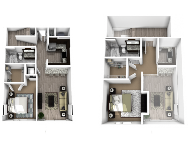 Central Station (Moved to RC) - Caboose - 2 BR / 2 BA Townhome