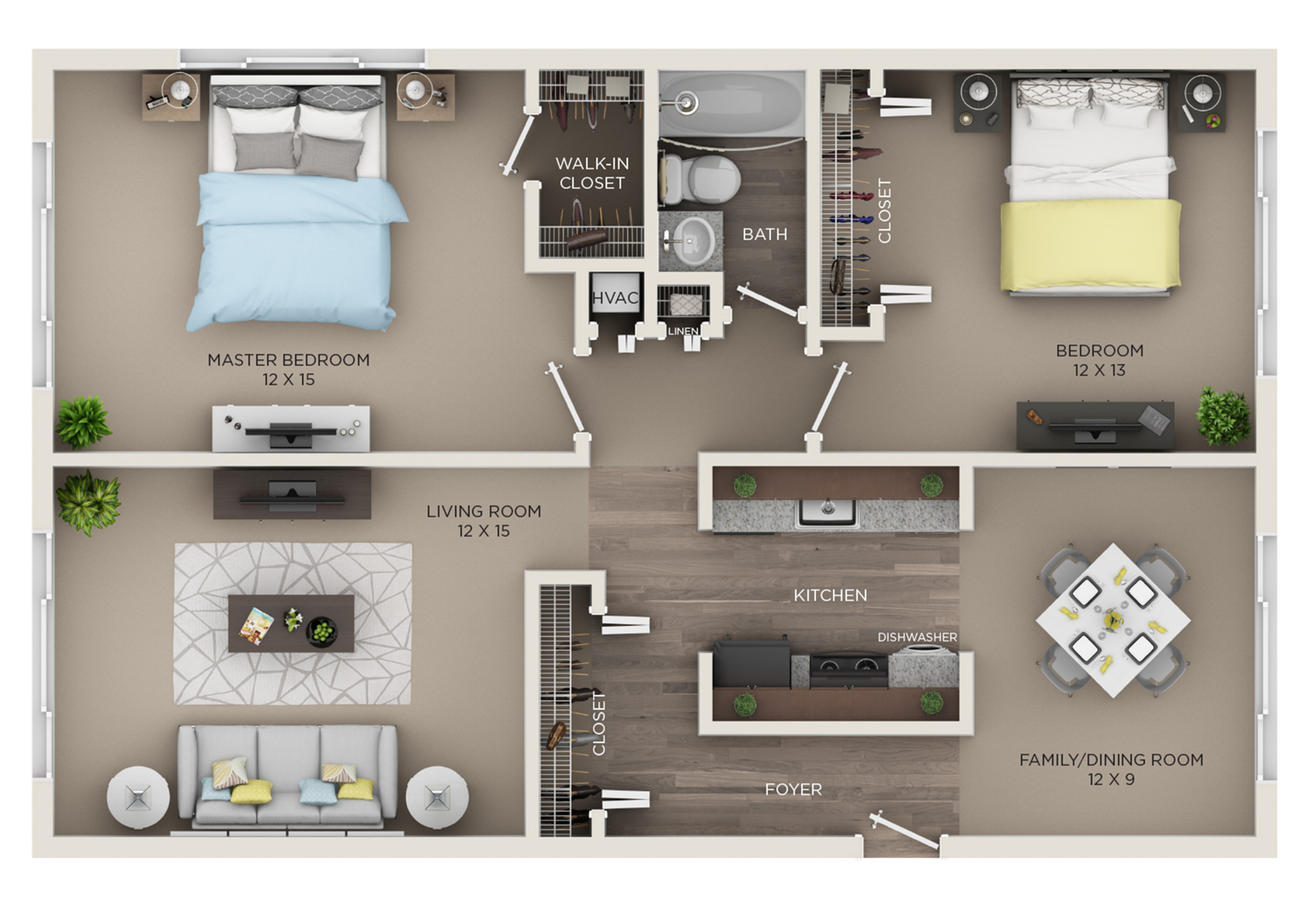 Beacon Pointe Apartments (Closed) - B/1D