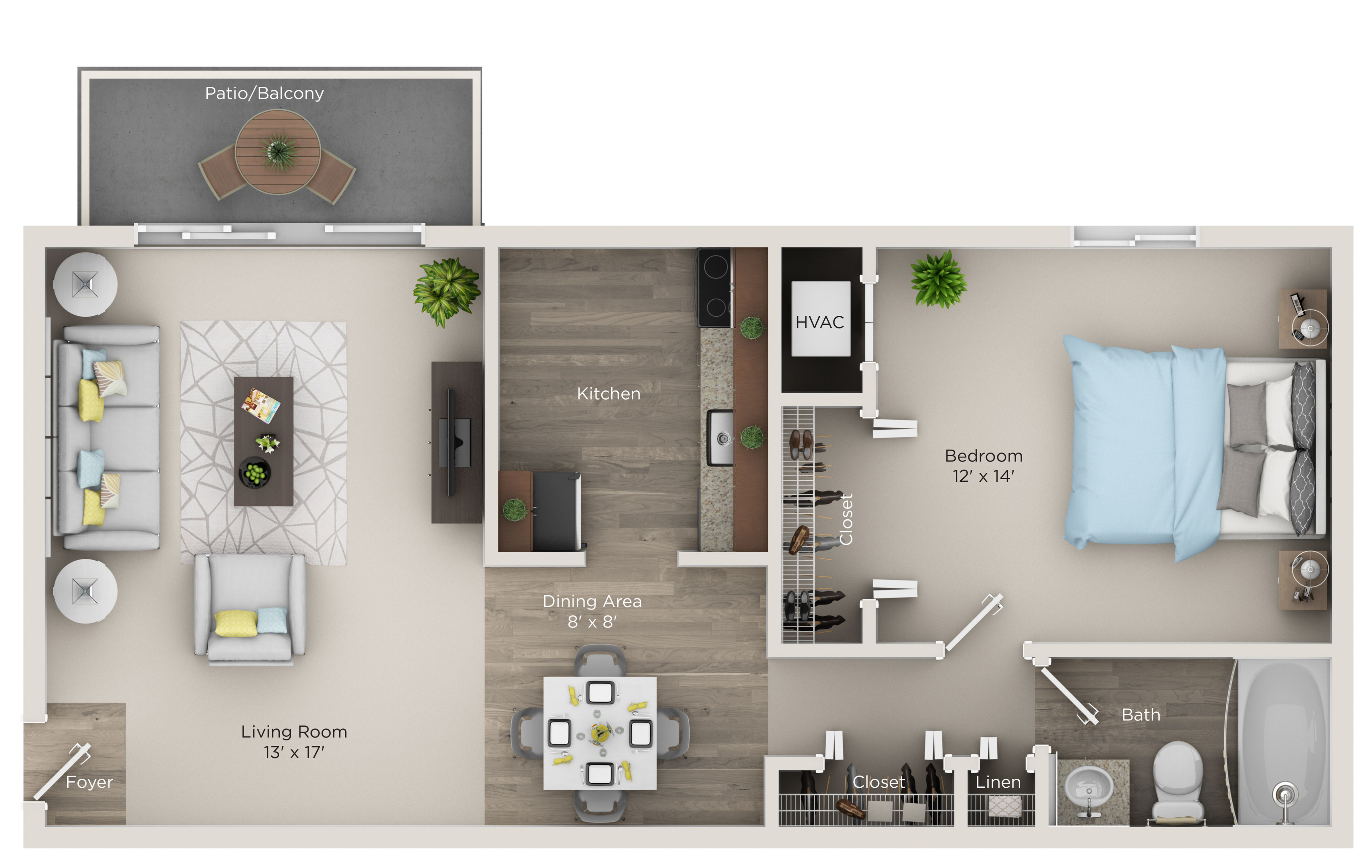 The Pointe at White Marsh (Closed) - One Bedroom - APH