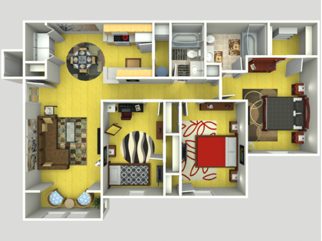 3 Bedroom | 2 Bedrooms