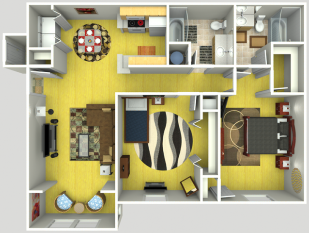 2 Bedroom 2 Bathroom