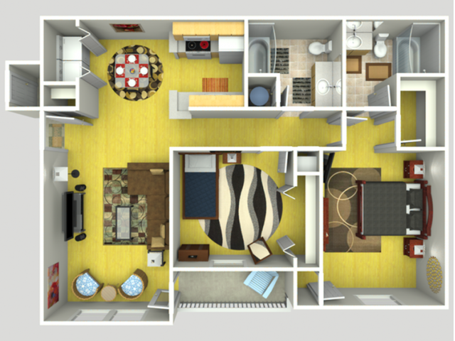 2 Bedroom | 2 Bathroom