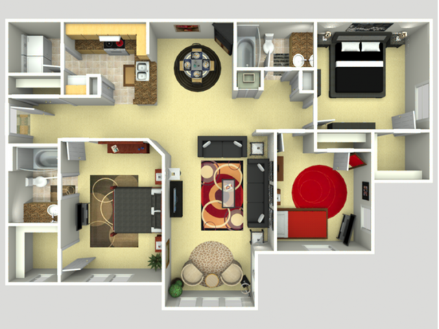 3 Bedroom | 2 Bathroom