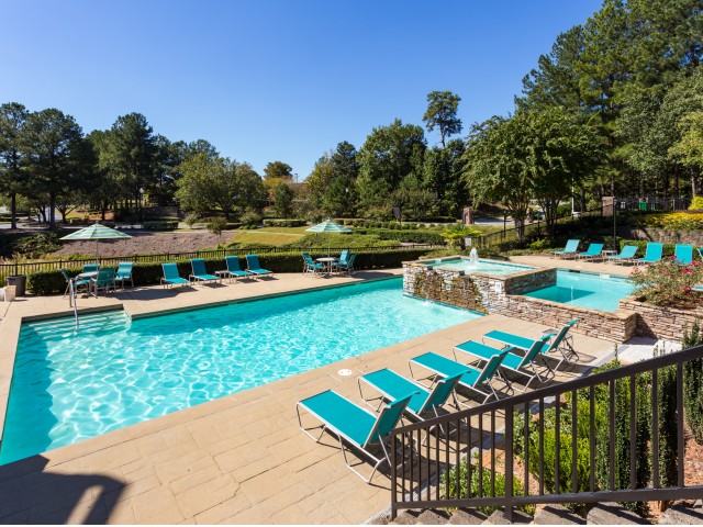 Image of Sparkling Pool with Expansive Sun Deck for The Fields at Waterford Point (Closed)