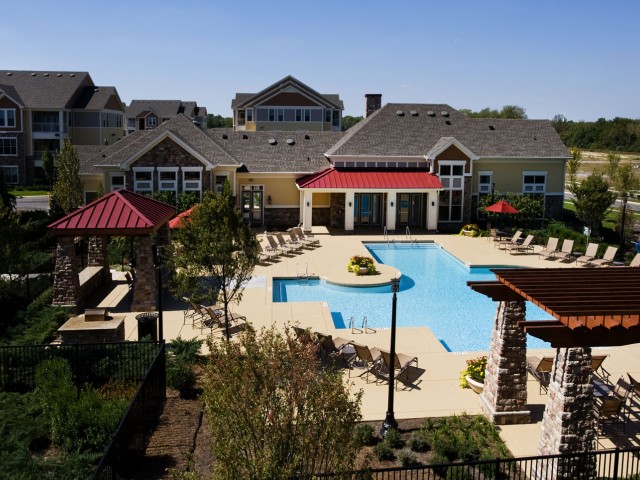 Image of Outdoor Cabana with Stainless Steel Grill for The Grove at Waterford Crossing (Moved to RC)