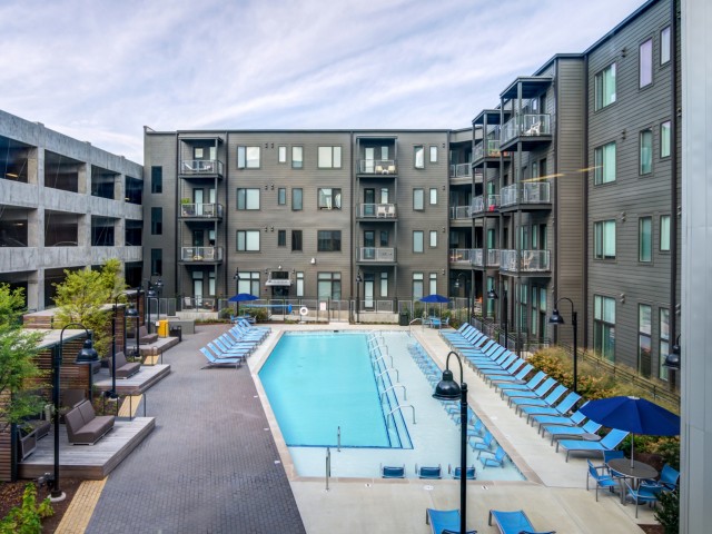 Image of Access to 4 unique courtyards for The Flats at Taylor Place (Moved to RC)