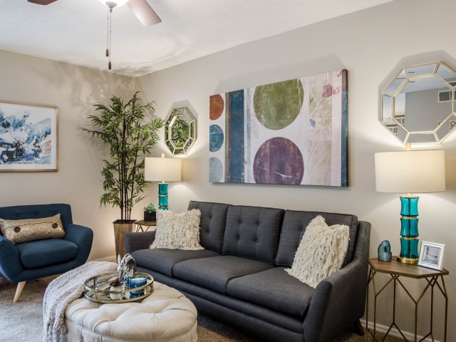 Spacious Living Area | Apartments Homes for rent in Charlotte, NC | McAlpine Ridge Apartments