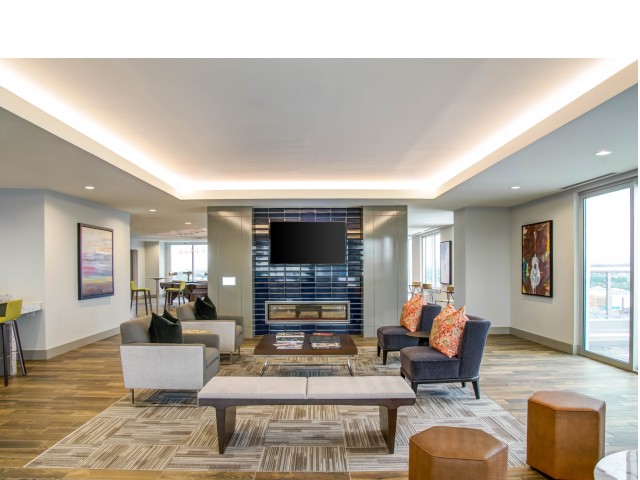 Image of Resident Clubroom with Billiards for Element Music Row (Moved to RC)