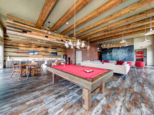Community Game Room with Billiards Table | Apartments for rent in Nashville, TN | 909 Flats