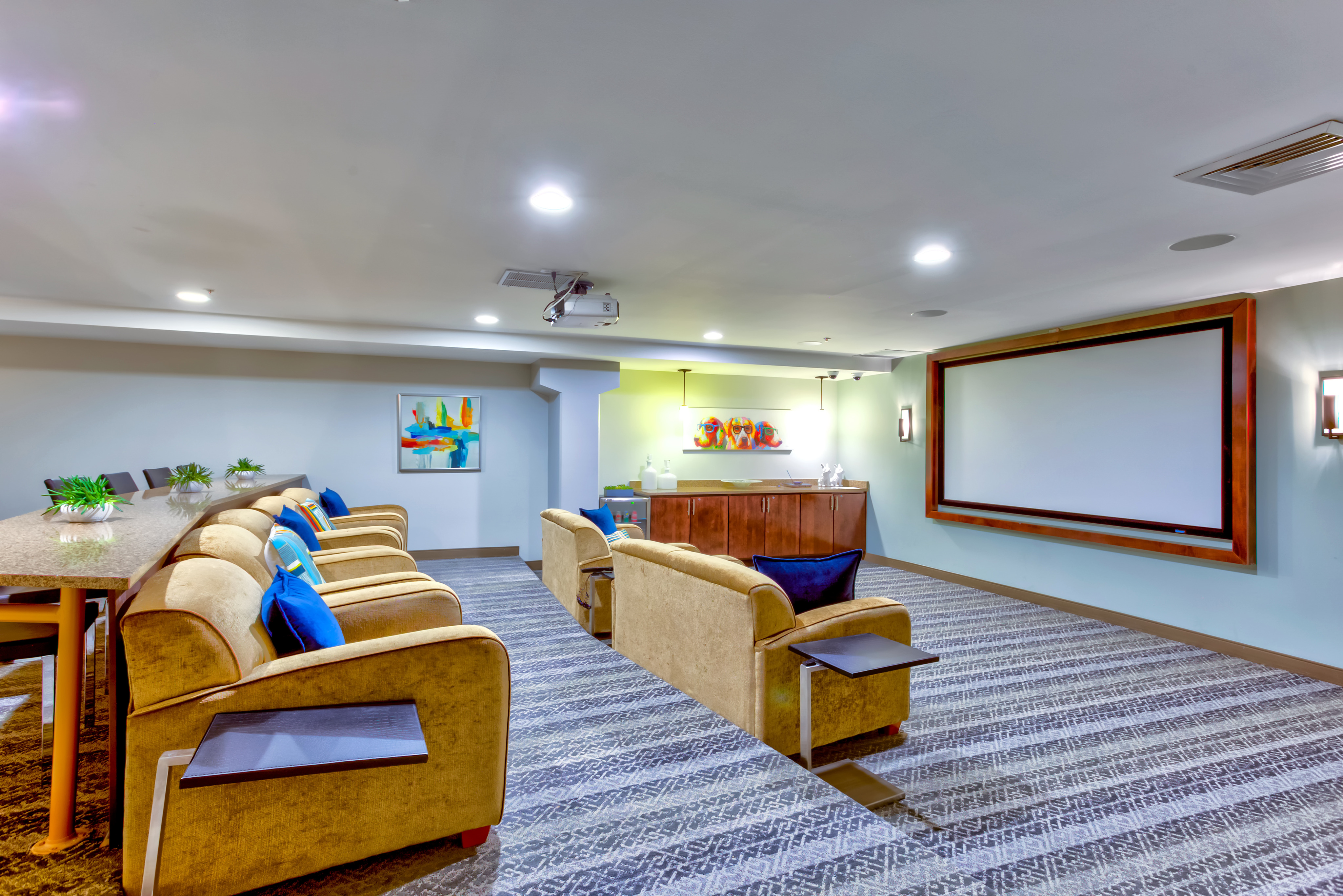 Image of State-of-the-art viewing room with theatre seating and Netflix membership for Wheaton 121 Apartments (Closed)