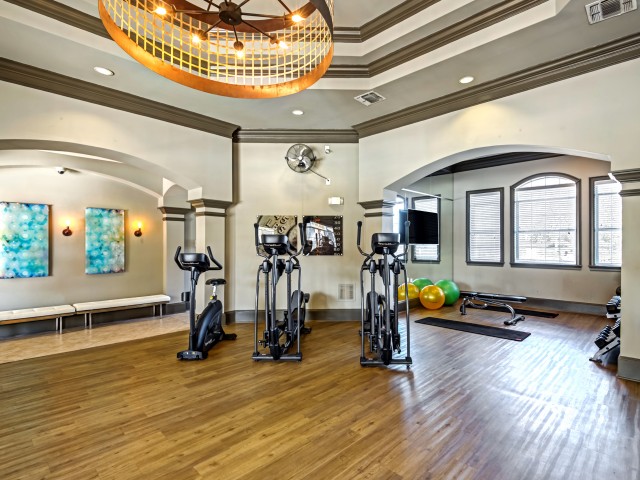 Image of 24-7 Fitness Center with Free Weights for Thornberry Apartments (Moved to RC)
