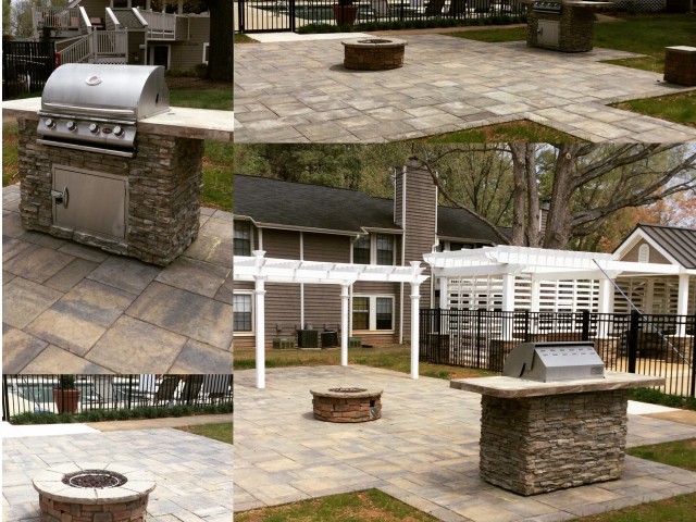 Fire Pit and Grilling Station | Apartments in Raleigh | VERT at Six Forks