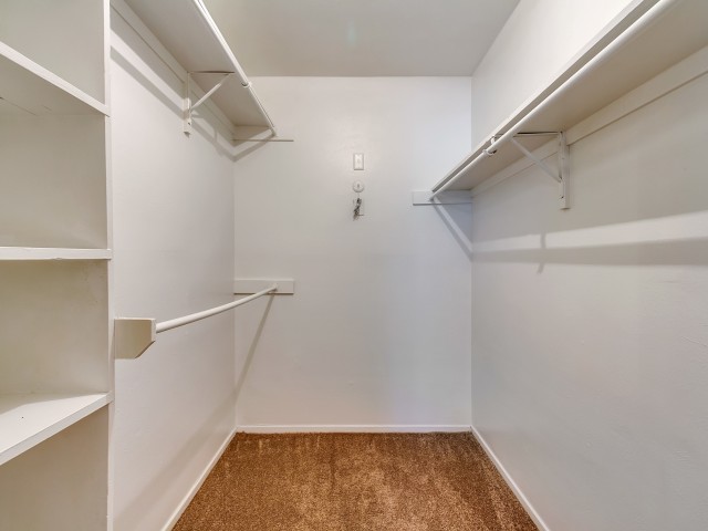 Image of Large Walk-in Closets for Bridge Hollow Apartments